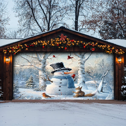 Lorva Christmas Garage Door Banner Decoration Merry Christmas My Friends!