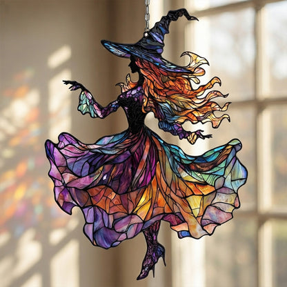 Lorva Witch Suncatcher Dancing In The Dark