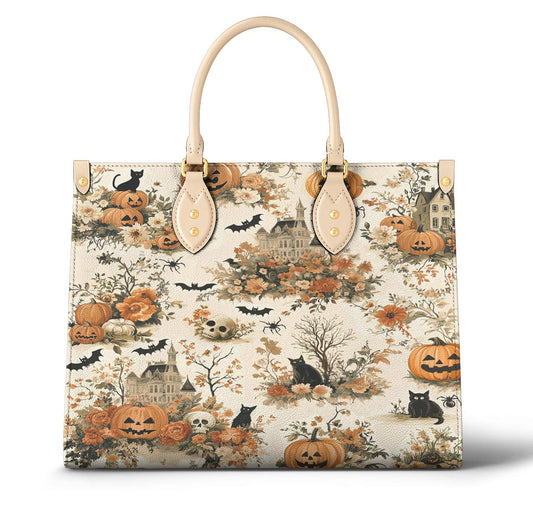 Halloween Lorva Leather Bag Haunting Harvest