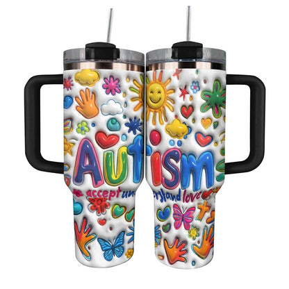 Lorva Autism Tumbler Cute