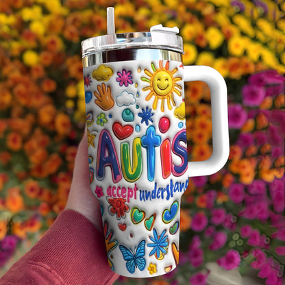 Lorva Autism Tumbler Cute