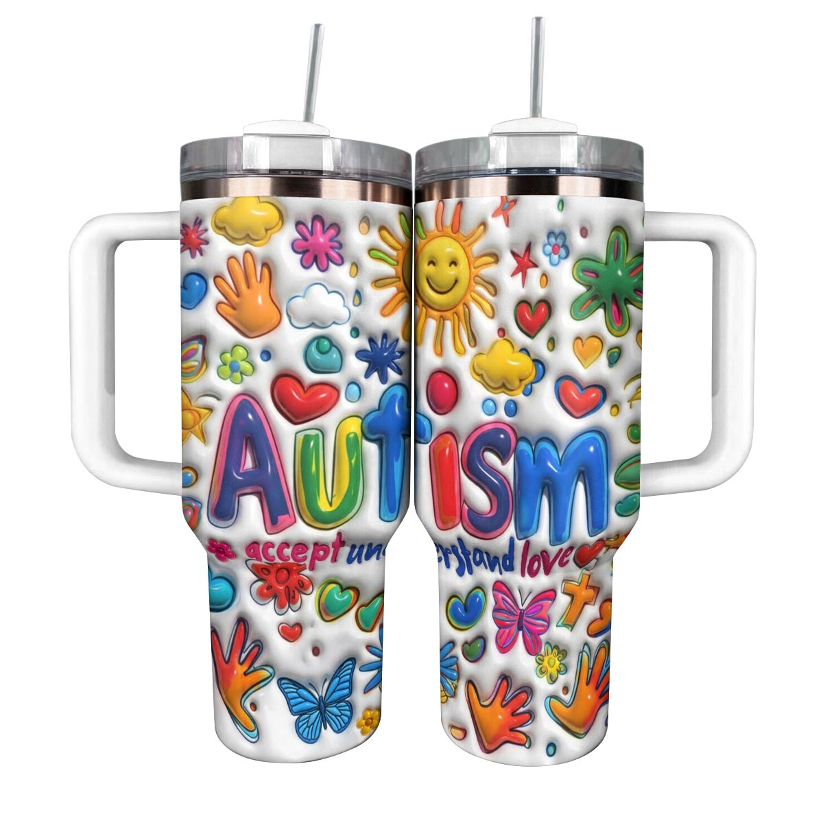 Lorva Autism Tumbler Cute