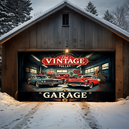 Lorva Garage Door Banner Decoration The Classic Legends Garage