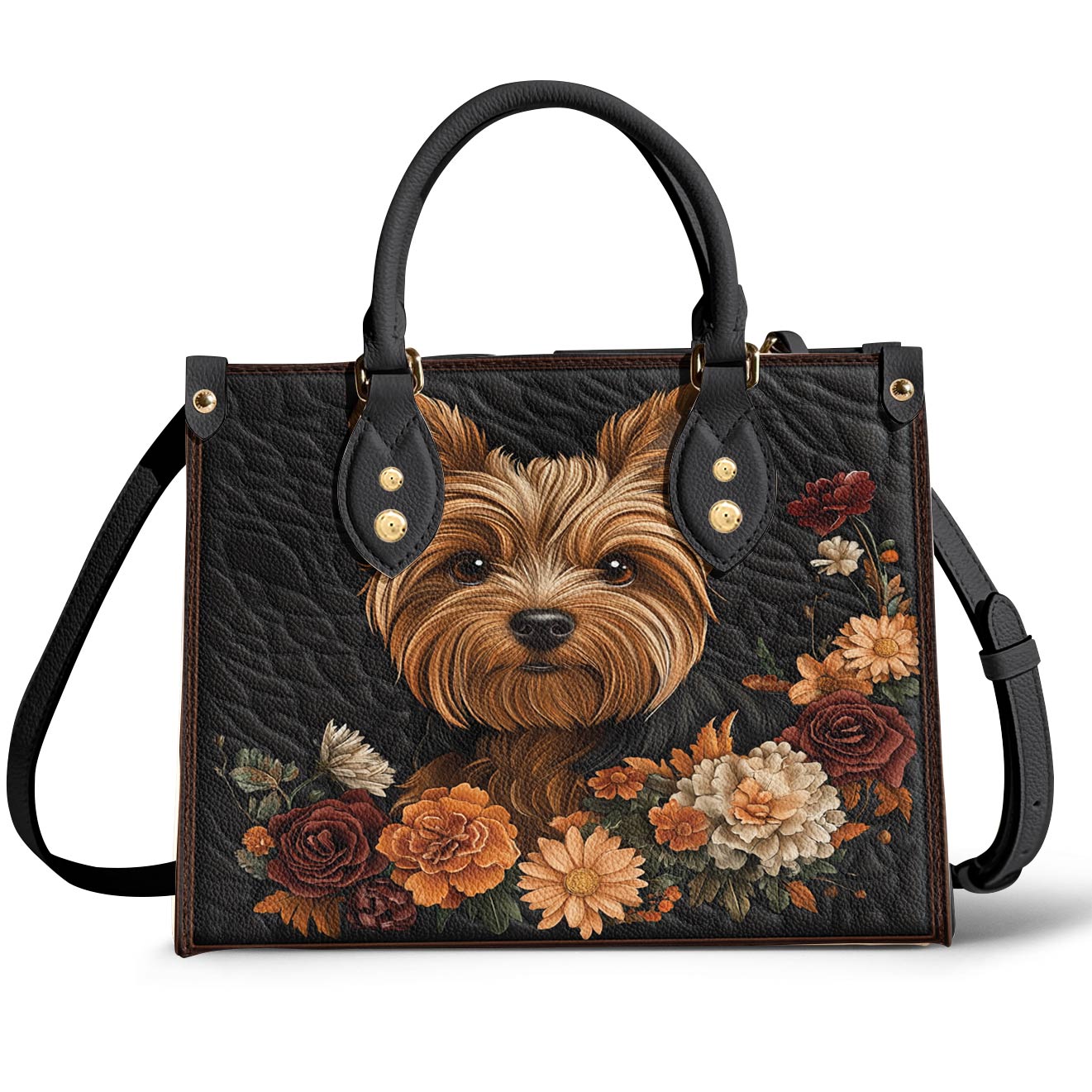 Lorva Yorkie Leather Bag Vintage Sweetheart