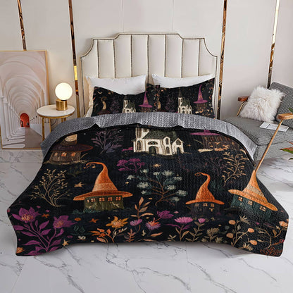 Witch Lorva All Season Quilt 3-Piece Set Spellcaster’s Village