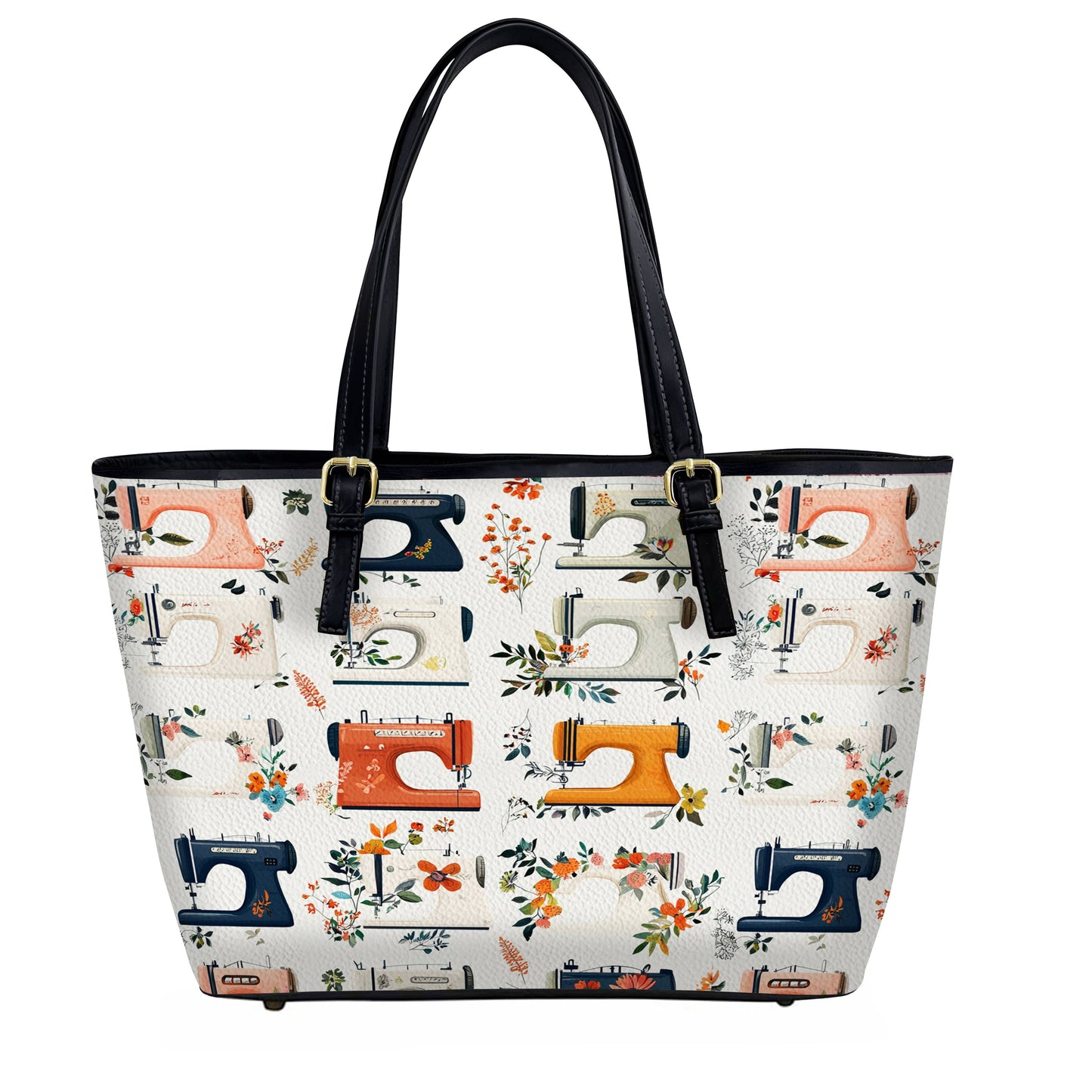 Lorva Leather Tote Bag Autumn Stitch