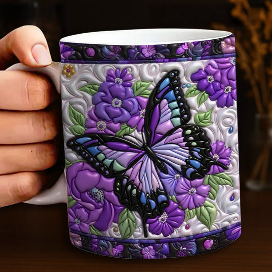 Lorva Flat Print Mug Enchanted Butterfly