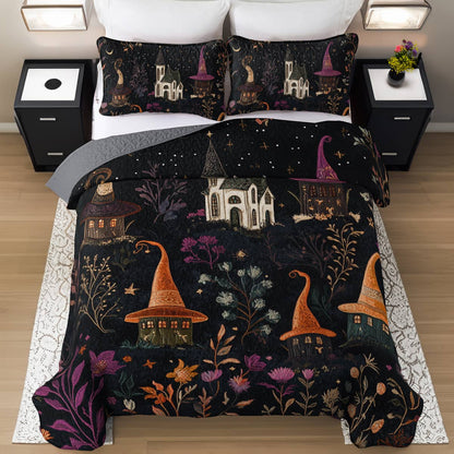 Witch Lorva All Season Quilt 3-Piece Set Spellcaster’s Village