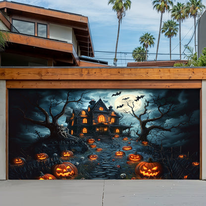 Lorva Halloween Garage Door Banner Decoration A deadly Night