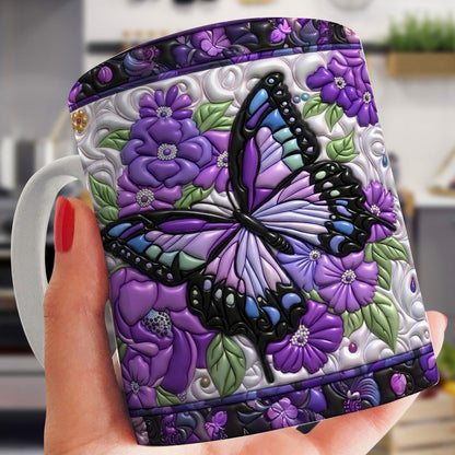Lorva Flat Print Mug Enchanted Butterfly