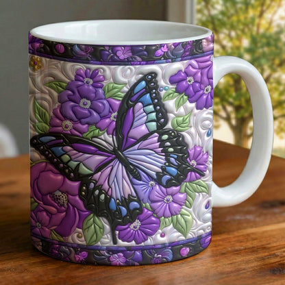 Lorva Flat Print Mug Enchanted Butterfly