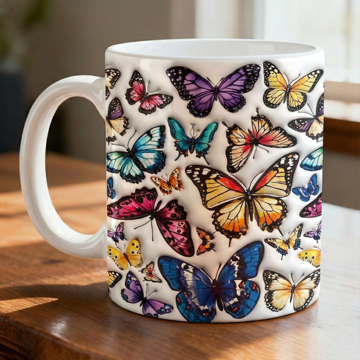 Lorva Mug Colorful Butterfly