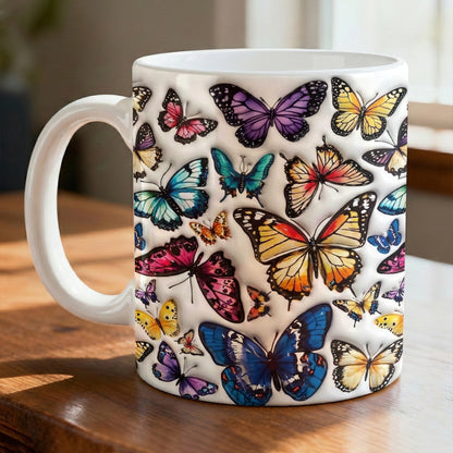 Lorva Mug Colorful Butterfly