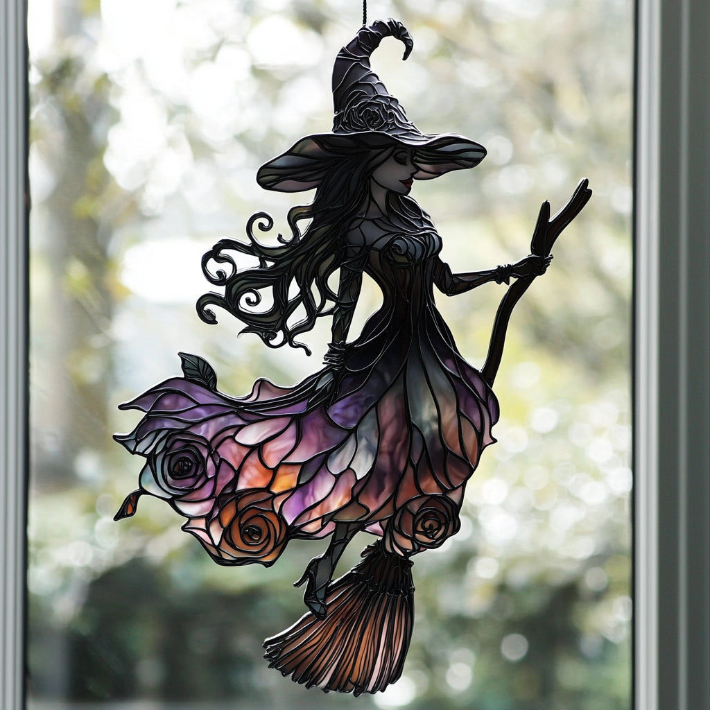 Lorva Witch Suncatcher Enchanted Witch