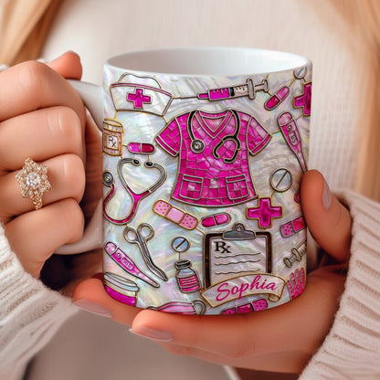 Lorva Personalized Nurse Mug Gorgeous Nurselife