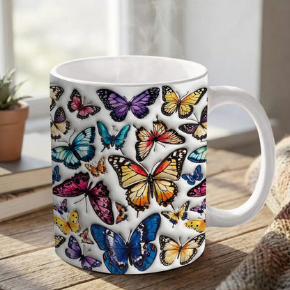 Lorva Mug Colorful Butterfly