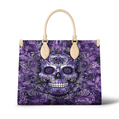 Lorva Leather Bag Mandala Sugar Skull
