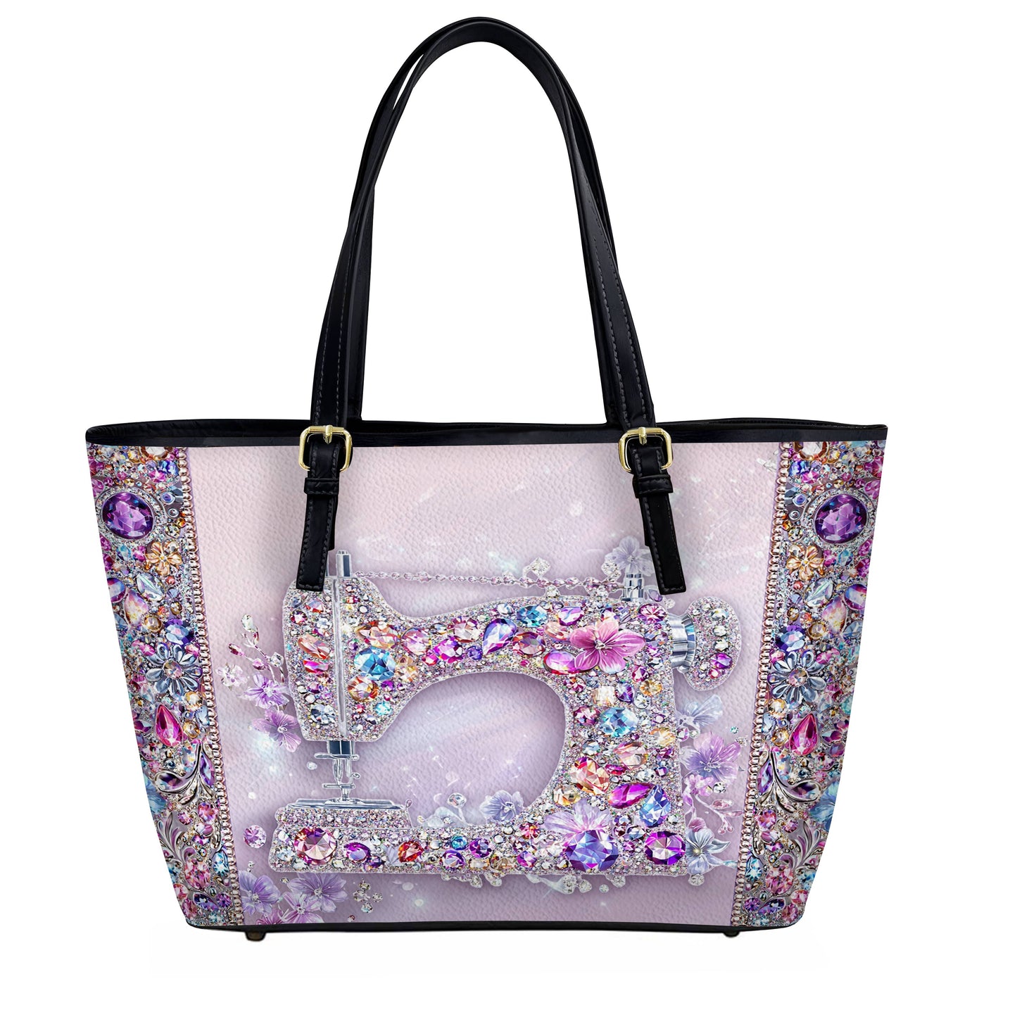 Lorva Leather Tote Bag Gentle Sewing Machine
