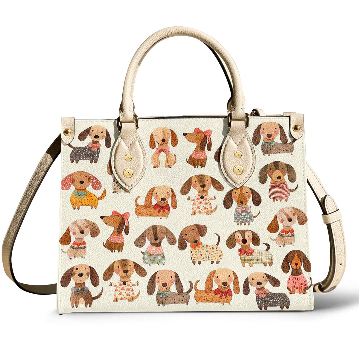 Lorva Dachshund Leather Bag Cutie Doxie