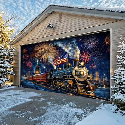 Lorva Garage Door Banner Decoration The Freedom Express