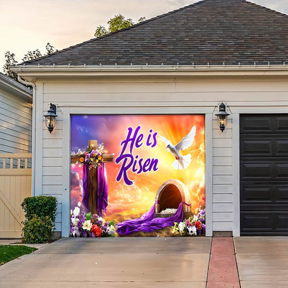Lorva Garage Door Banner Decoration Dawn of Redemption