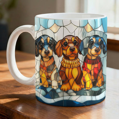 Lorva Dachshund Mug Cute Dachshund Friends