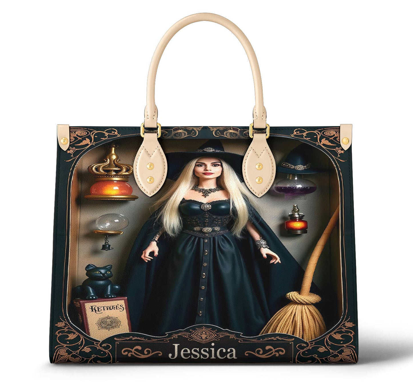 Lorva Personalized Leather Bag Beautiful Witch Life