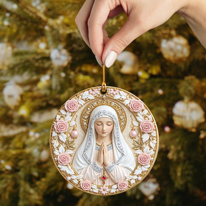 Lorva 2D Acrylic Ornament Divine Beauty Virgin Mary