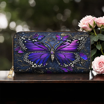 Lorva Butterfly Leather Wallet Hope Love