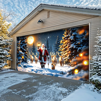 Lorva Christmas Garage Door Banner Decoration Christmas Delight