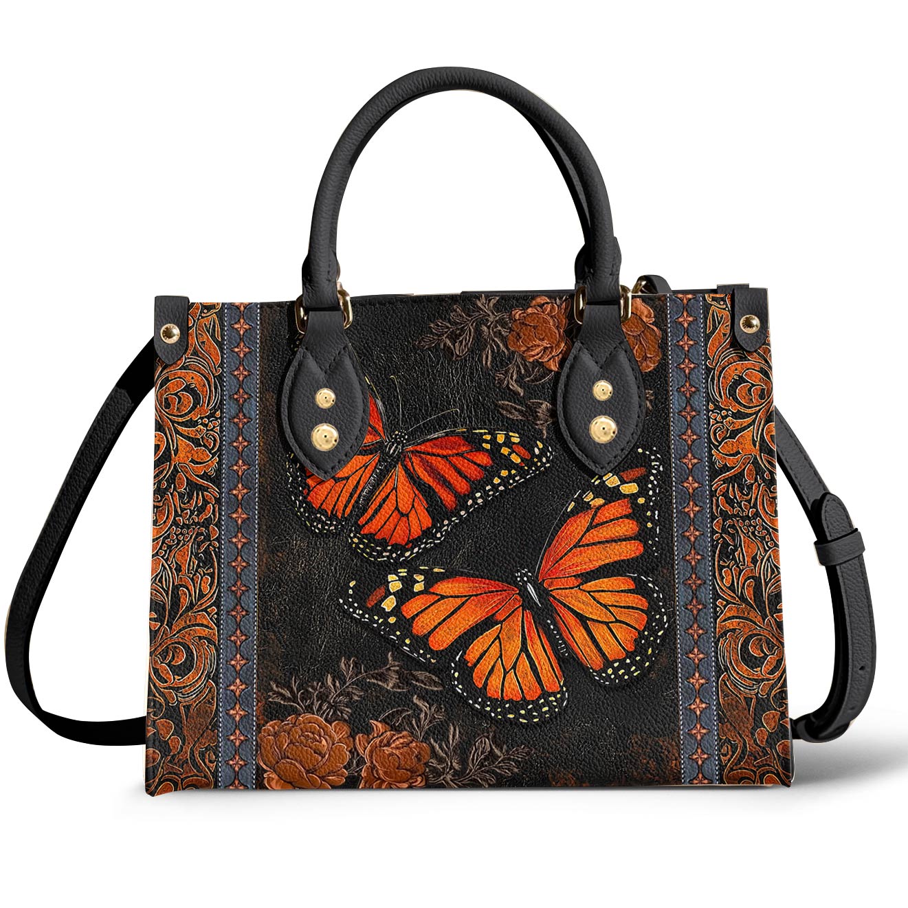Lorva Butterfly Leather Bag Vintage Ember Wings