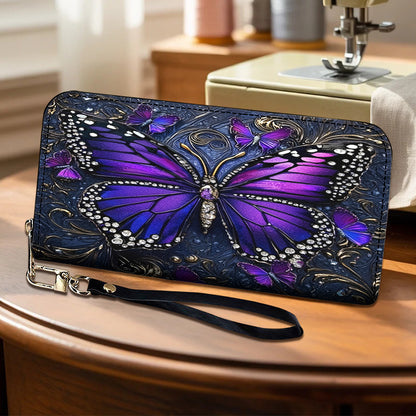 Lorva Butterfly Leather Wallet Hope Love