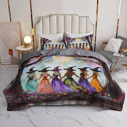 Witch Lorva All Season Quilt 3-Piece Set Spellbound Sisterhood
