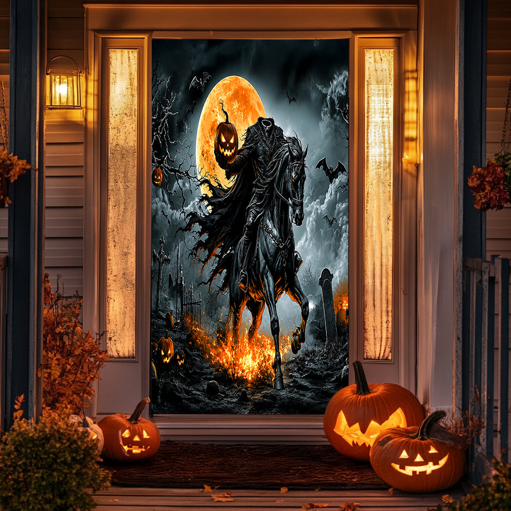 Lorva Halloween Door Cover Legend Of The Headless Rider