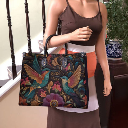 Lorva Hummingbird Leather Bag Wings of Serenity