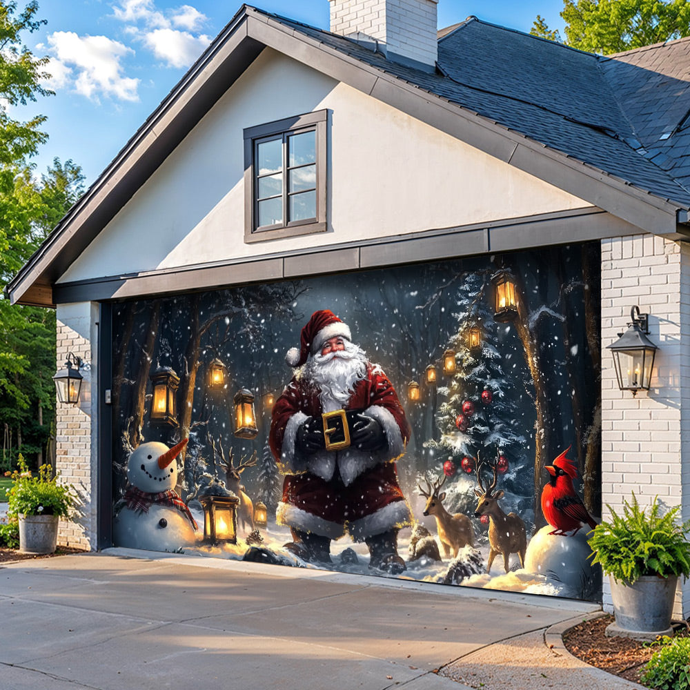 Lorva Christmas Garage Door Banner Decoration Christmas Delight
