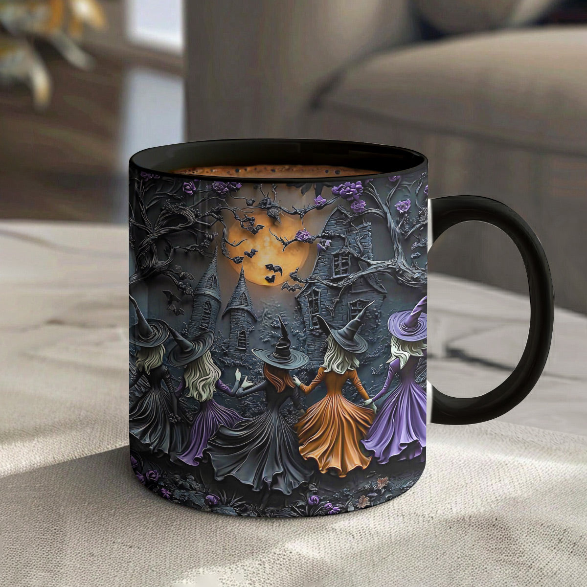 Lorva Witch Accent Mug Enchanted Witch Sisters