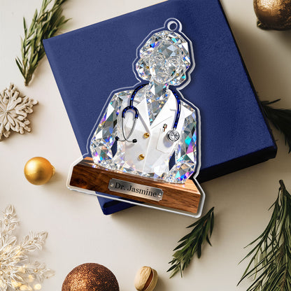 Lorva Doctor Personalized 2D Acrylic Ornament