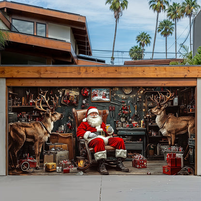 Lorva Christmas Garage Door Banner Decoration Majestic Home