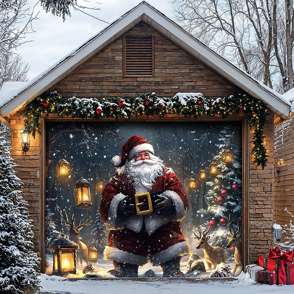 Lorva Christmas Garage Door Banner Decoration Christmas Delight