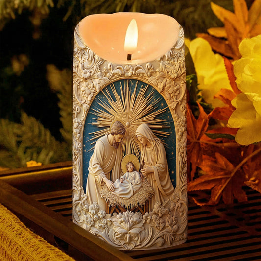 Lorva LED Candle Holy Night Nativity