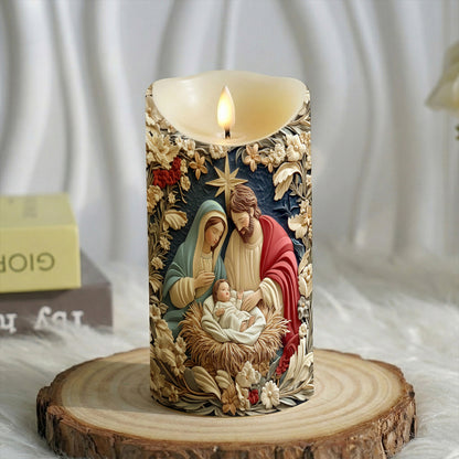 Lorva LED Candle Sacred Christmas