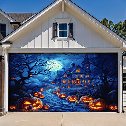 Lorva Halloween Garage Door Banner Decoration Happy Halloween