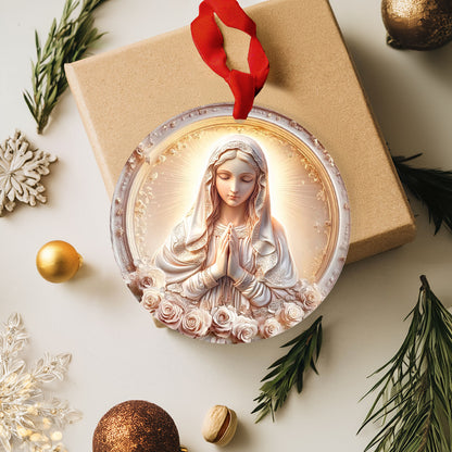 Lorva 2D Acrylic Ornament Rose Of The Divine