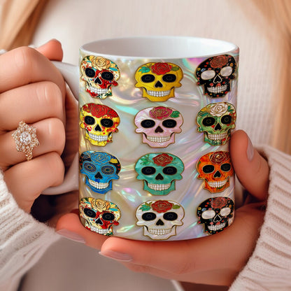 Lorva Mug Colorful Sugar Skulls