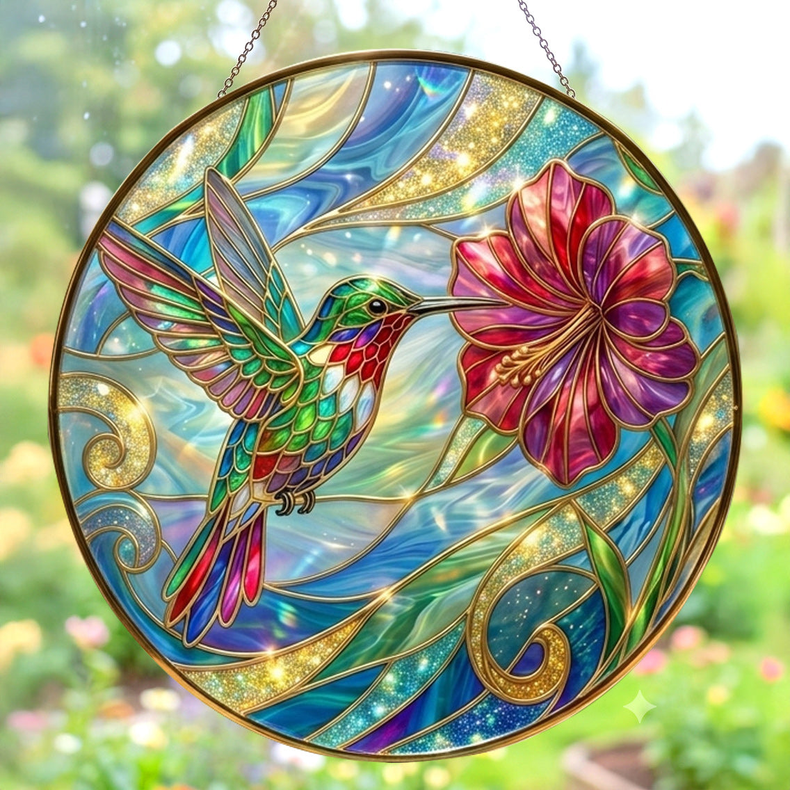 Lorva Hummingbird Suncatcher Beautiful