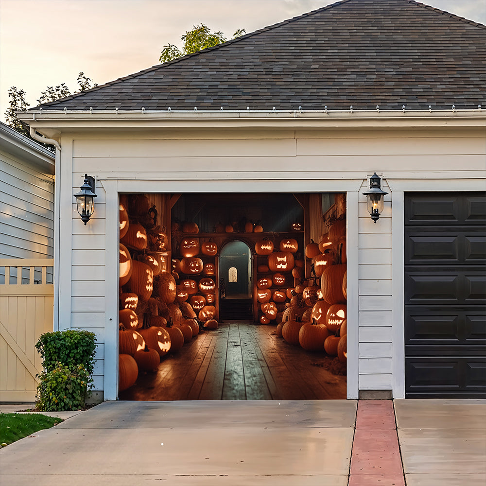 Lorva Halloween Garage Door Banner Decoration The Great Pumpkin Haunt