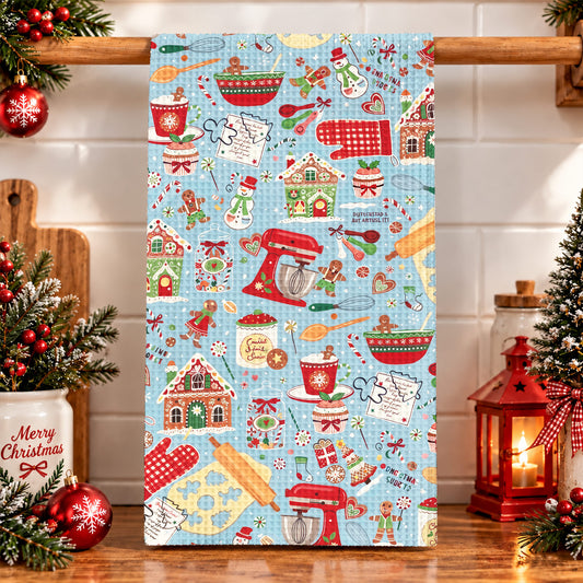 Lorva Kitchen Towel Happy Christmas Baking