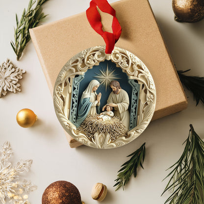 Lorva 2D Acrylic Ornament Timeless Holy Family