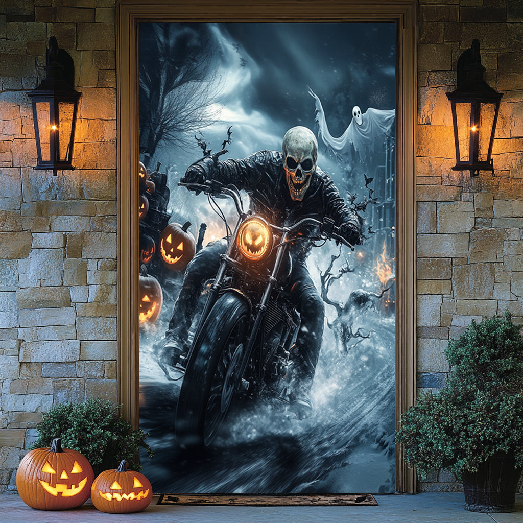 Lorva Halloween Door Cover Nightmare Highway